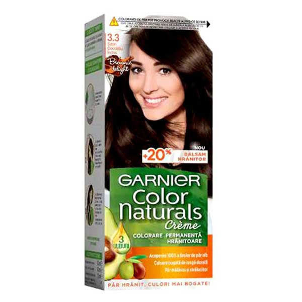 Garnier Color Naturals 3.3 Dark Toffee Noir Caramel Hair Color ...