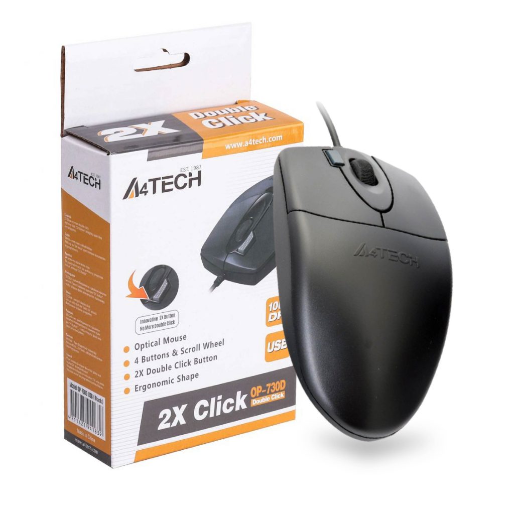 A4TECH OP-620D Wired Mouse - atozstore.pk