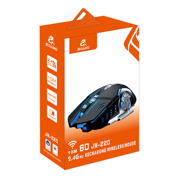 Jeqang Jw 220 Gaming Wireless Mouse With Silent Click And Charging